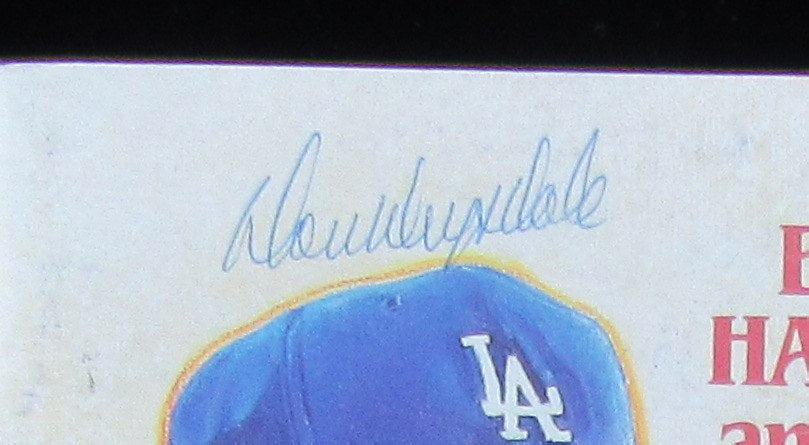 Killebrew/Drysdale/Reese+ Multi-Signed (all 5) 1984 HOF Program PSA LOA 214325