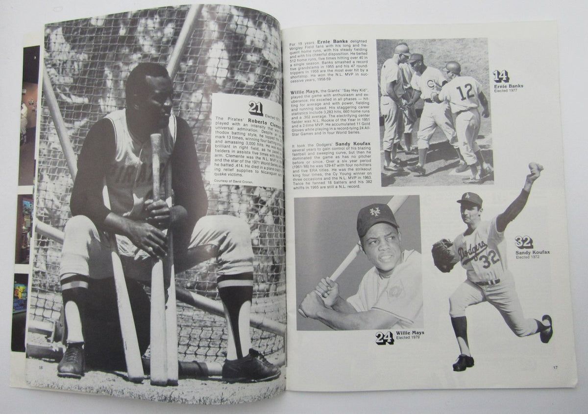 Killebrew/Drysdale/Reese+ Multi-Signed (all 5) 1984 HOF Program PSA LOA 214325