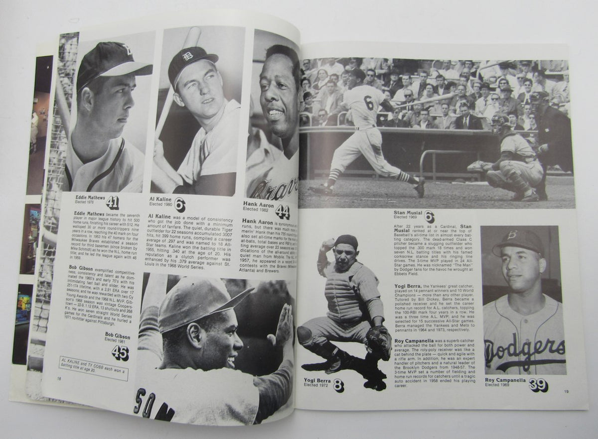 Killebrew/Drysdale/Reese+ Multi-Signed (all 5) 1984 HOF Program PSA LOA 214325