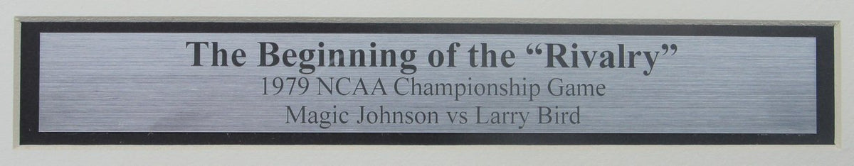 Larry Bird/Magic Johnson HOF Signed 16x20 Photo Framed PSA/DNA / Beckett 214300