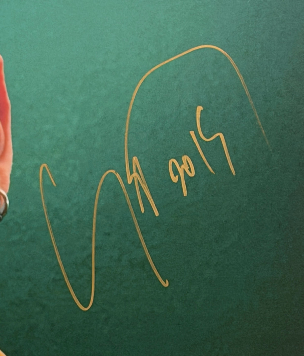 Corey Taylor Author/Singer Slipknot Signed/Auto 24x36 Mounted Poster PSA 214863