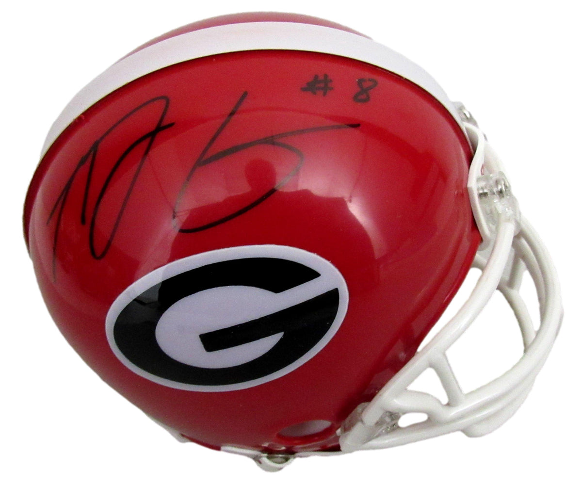 A.J. Green Signed/Autographed Univ of Georgia Mini Football Helmet JSA 213263