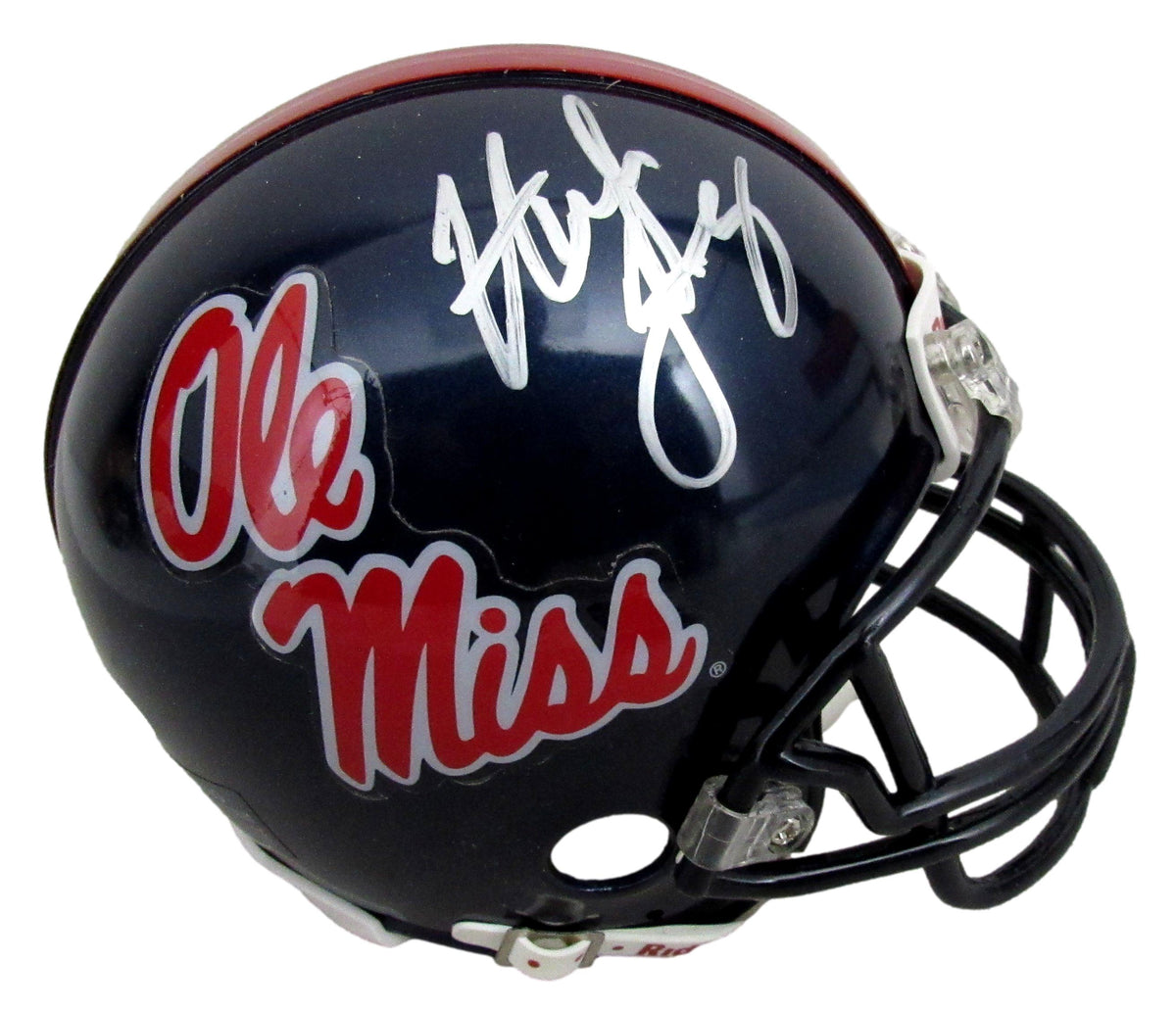 Hugh Freeze Signed/Autographed Ole Miss Mini Football Helmet JSA 213265