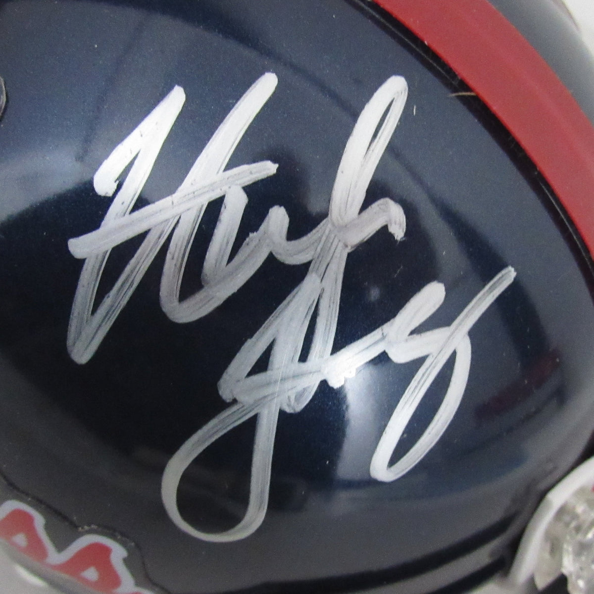 Hugh Freeze Signed/Autographed Ole Miss Mini Football Helmet JSA 213265