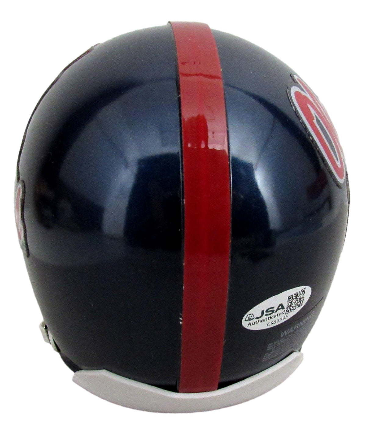 Hugh Freeze Signed/Autographed Ole Miss Mini Football Helmet JSA 213265