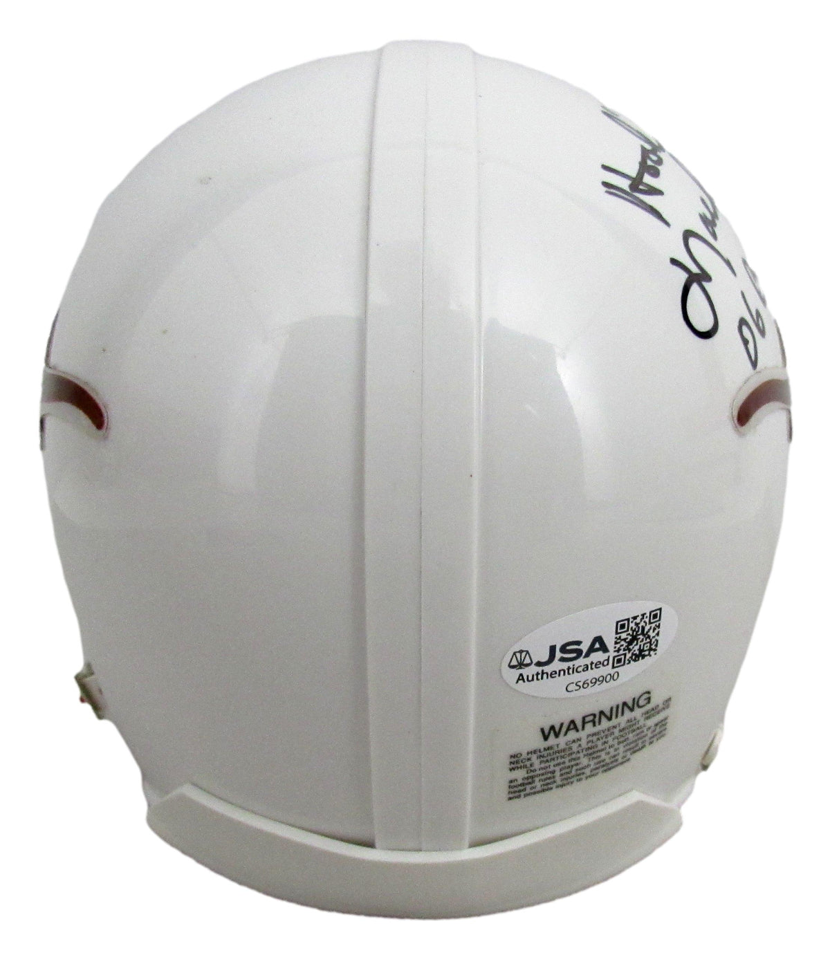 Mack Brown Signed/Inscribed Univ of Texas Mini Football Helmet JSA 213266