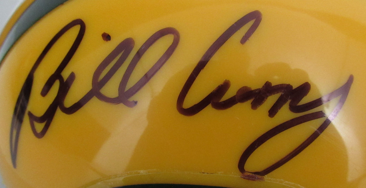 Paul Hornung/Bill Curry Signed/Auto Packers Mini Football Helmet JSA 213267