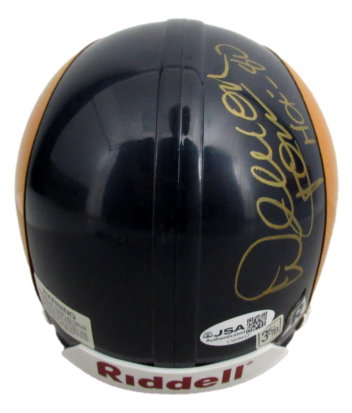 Deacon Jones HOF Signed/Inscribed LA Rams Mini Football Helmet JSA 213269