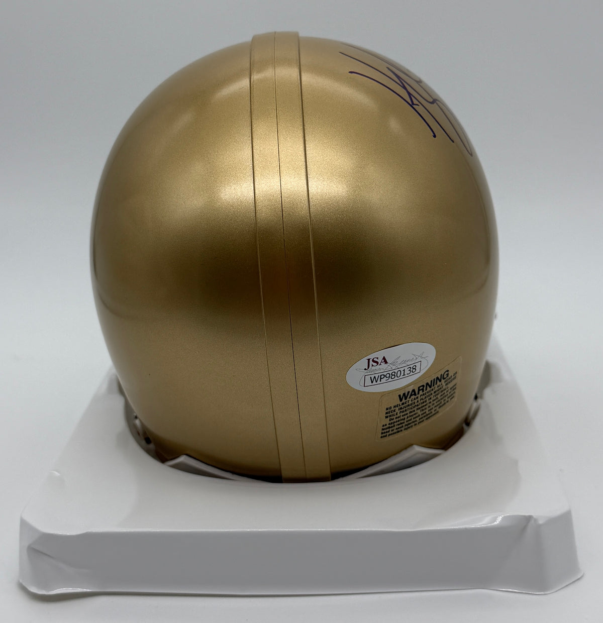 Harrison Smith Signed/Autographed Notre Dame Mini Football Helmet JSA 214892