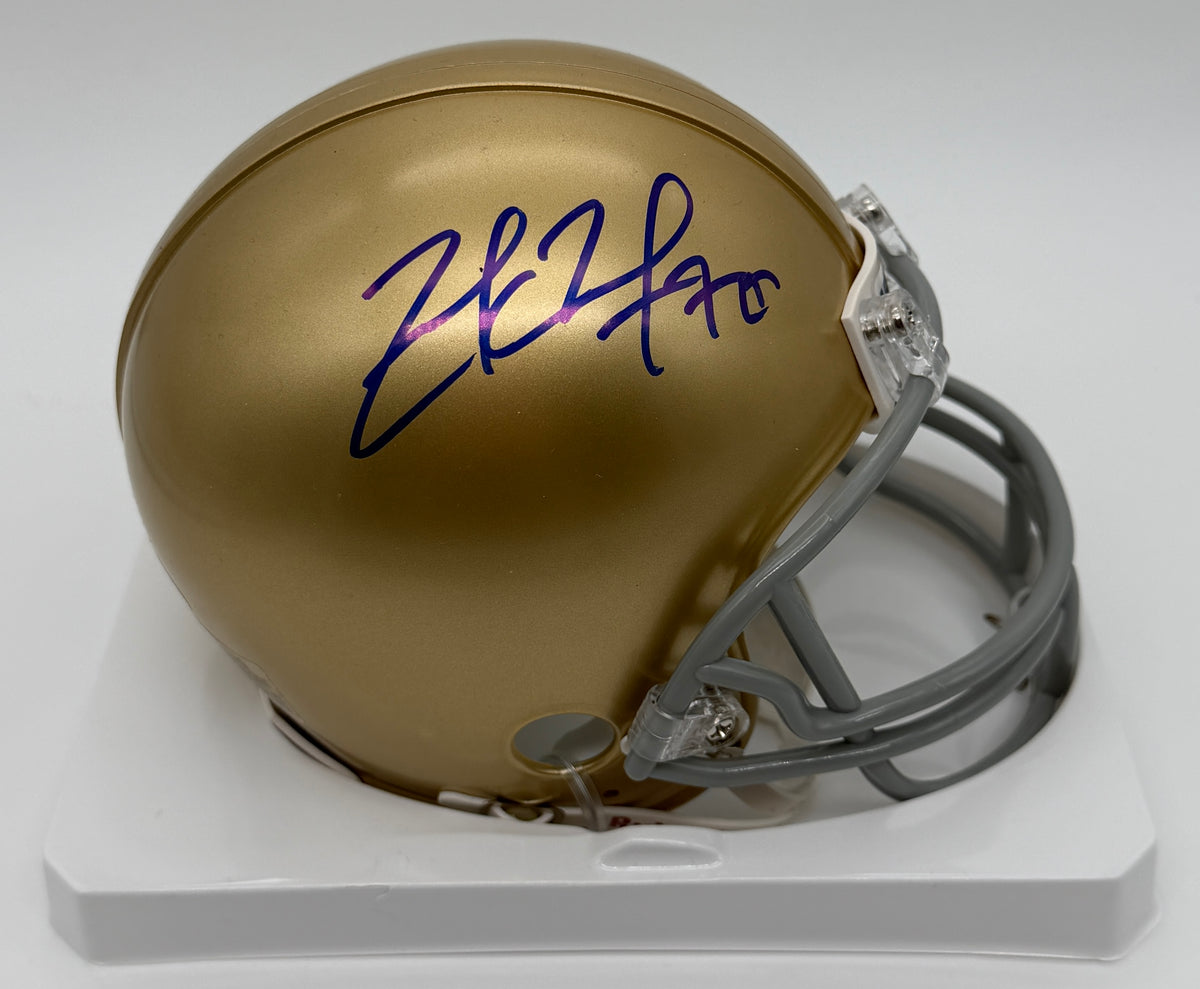 Zack Martin Signed/Autographed Notre Dame Mini Football Helmet JSA 214893