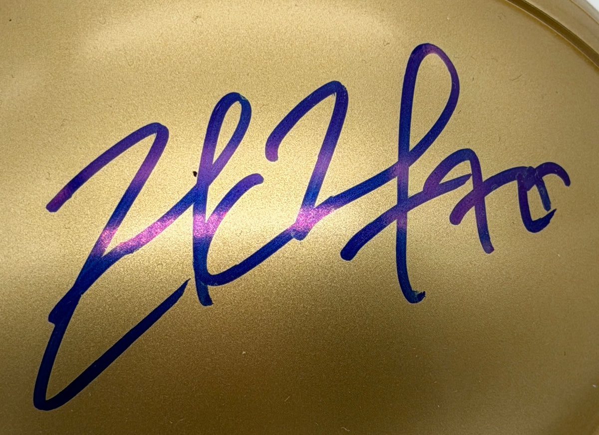 Zack Martin Signed/Autographed Notre Dame Mini Football Helmet JSA 214893