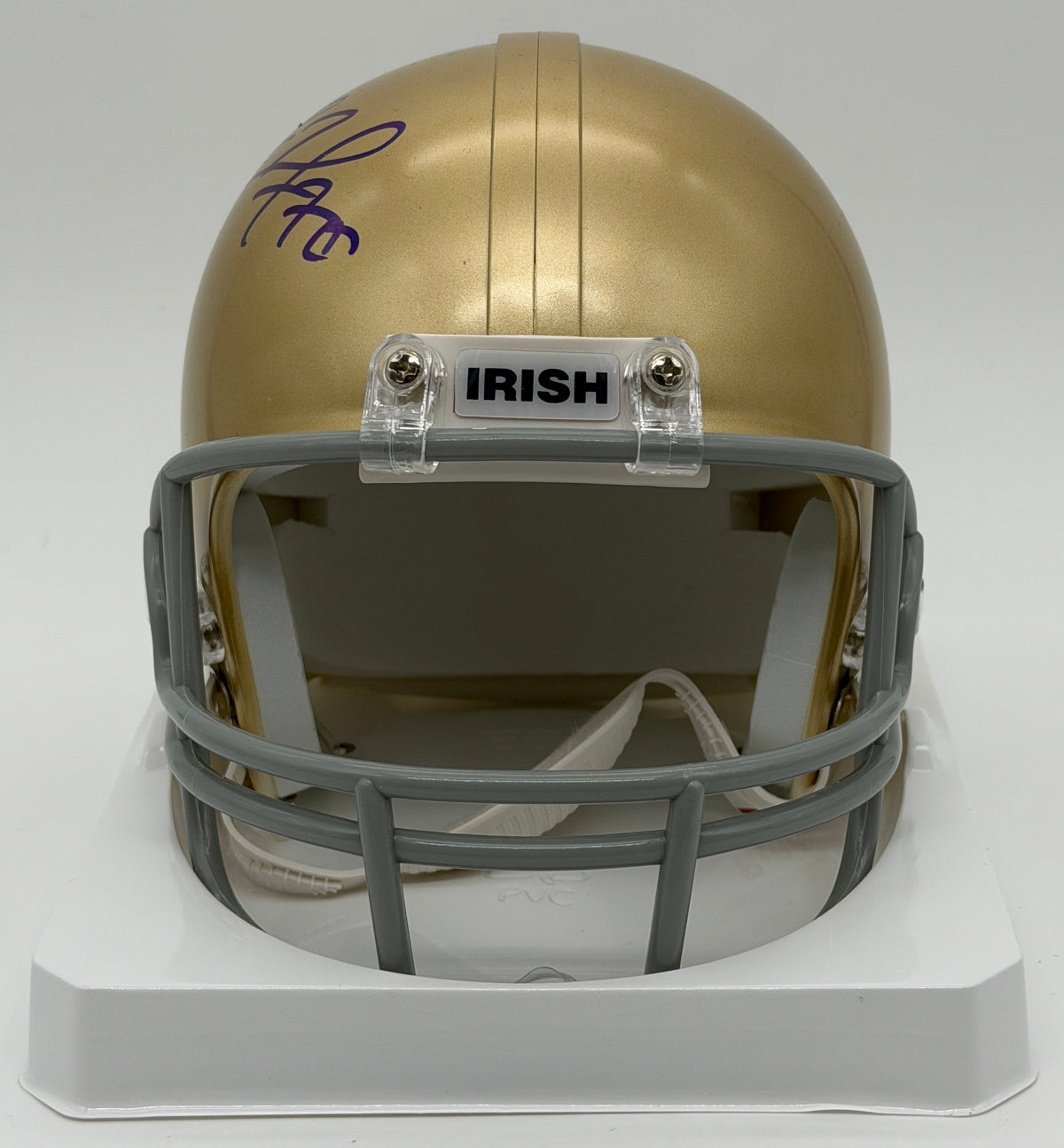 Zack Martin Signed/Autographed Notre Dame Mini Football Helmet JSA 214893