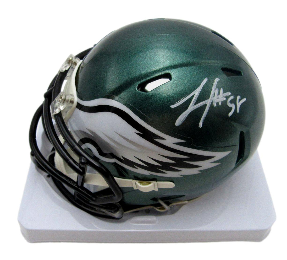 Jaylx Hunt Eagles Signed/Autographed Speed Mini Helmet PSA/DNA 214310