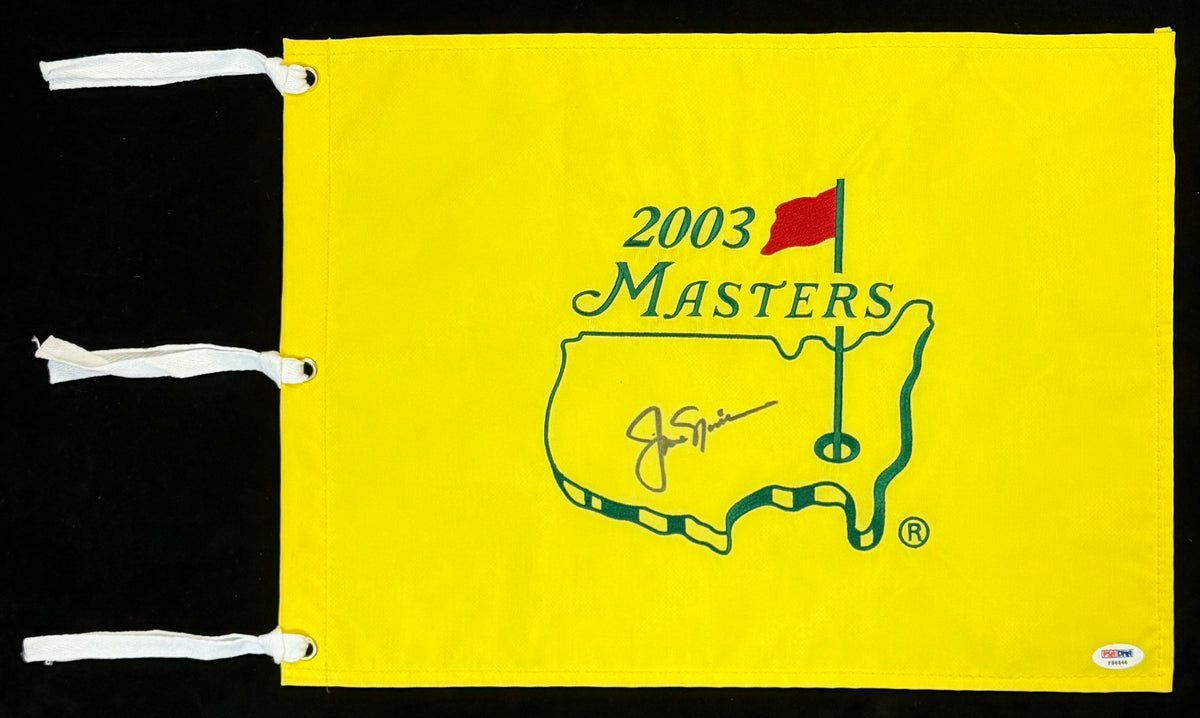 Jack Nicklaus Signed/Autographed 2003 Masters Pin Flag PSA/DNA 214874