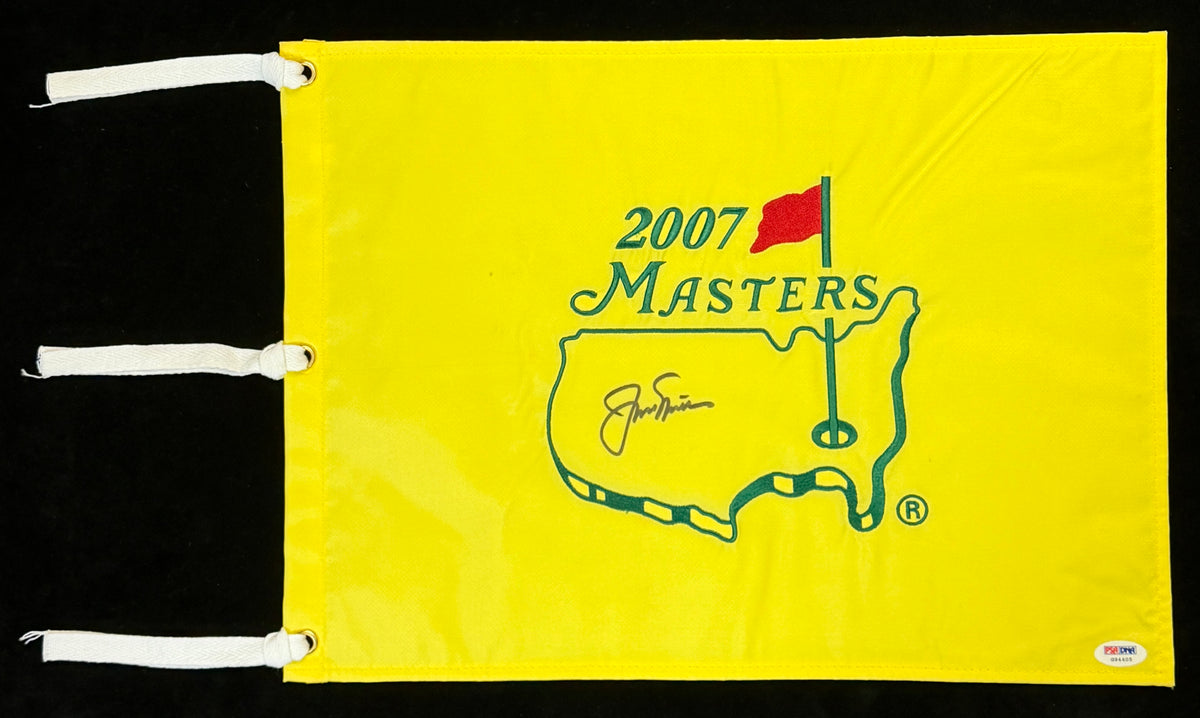Jack Nicklaus Signed/Autographed 2007 Masters Pin Flag PSA/DNA 214875