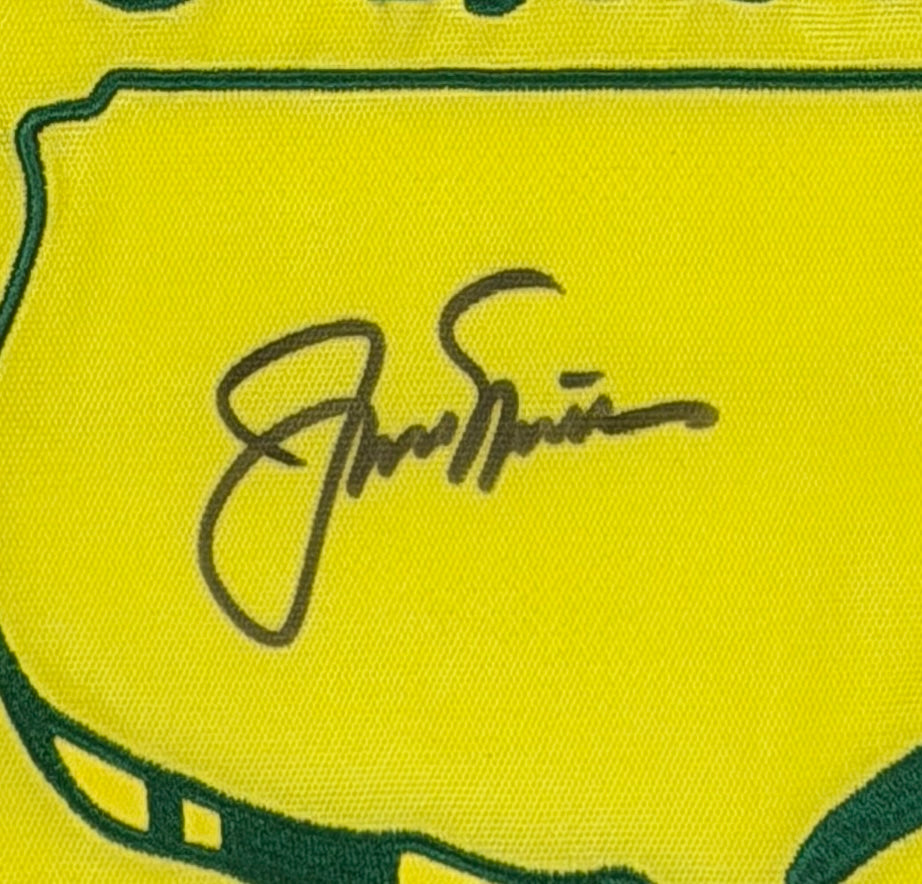 Jack Nicklaus Signed/Autographed 2007 Masters Pin Flag PSA/DNA 214875