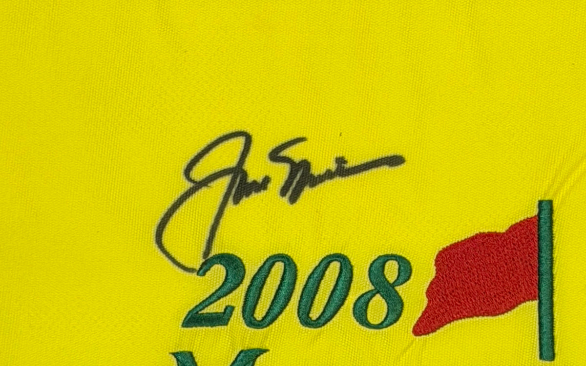 Jack Nicklaus Signed/Autographed 2008 Masters Pin Flag PSA/DNA 214876