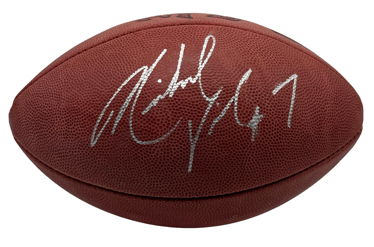 Michael Vick Eagles HOF Signed/Auto Official Wilson NFL Football JSA 214763