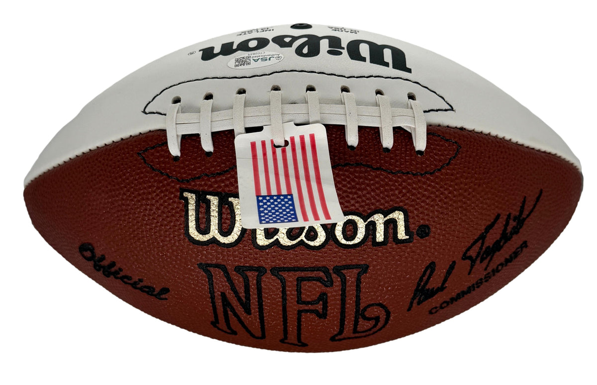 John Elway HOF Denver Broncos Autographed Official Wilson NFL Football JSA 14765