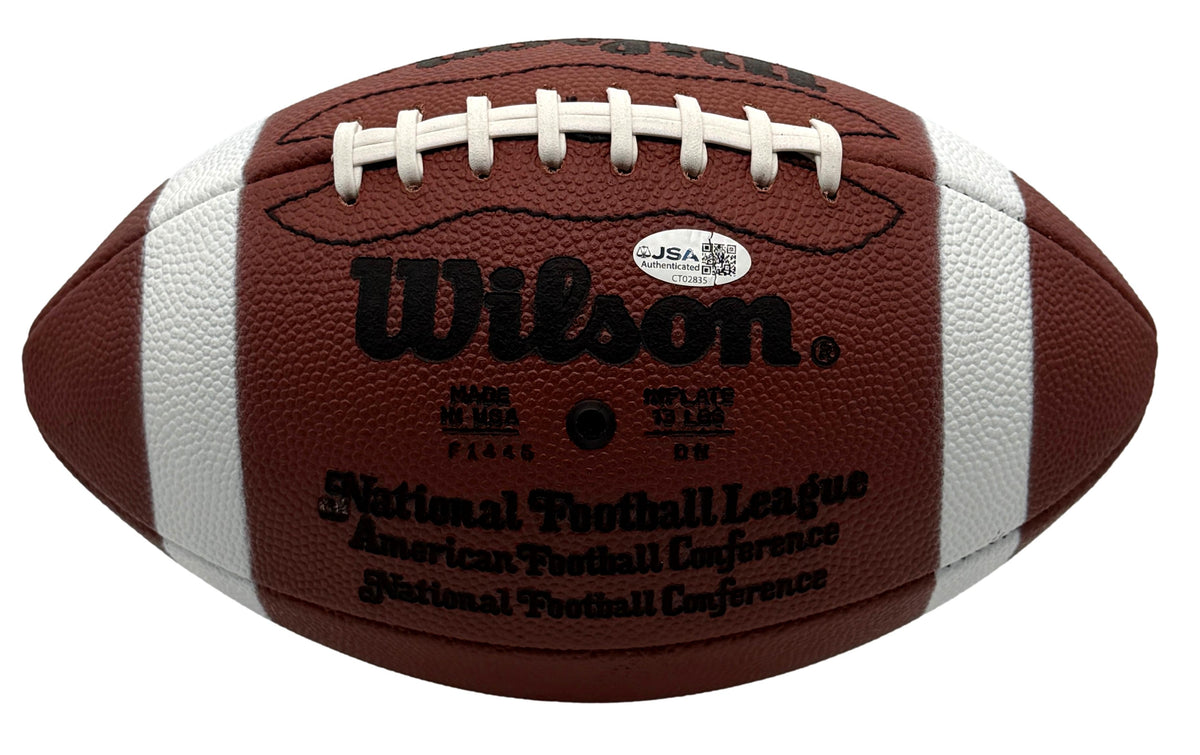 Eric Dickerson HOF LA Rams Autographed Official Wilson NFL Football JSA 214766