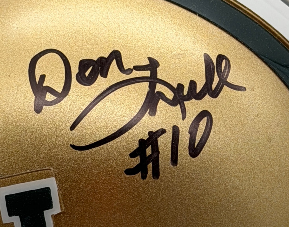 Don Trull Signed/Autographed Mini Helmet Baylor Bears JSA 214899