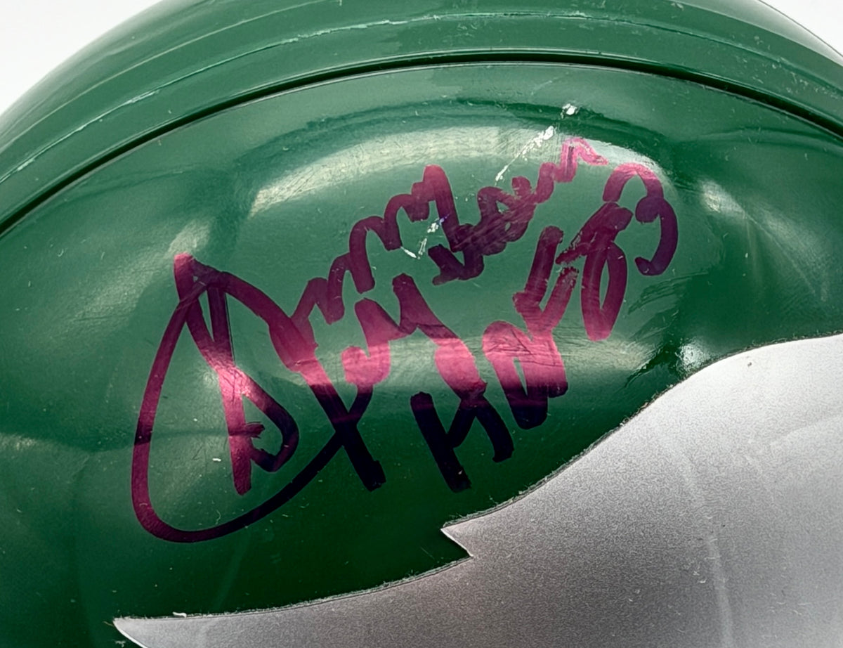 Sonny Jurgensen HOF Signed/Auto Mini Helmet Philadelphia Eagles JSA 214901