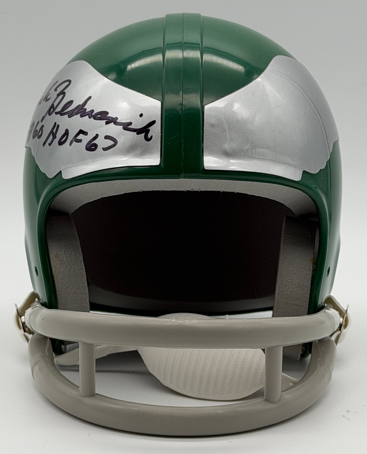 Chuck Bednarik Signed/Autographed Mini Helmet Philadelphia Eagles JSA 214904