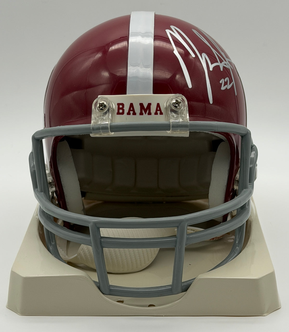 Mark Ingram Signed/Autographed Mini Helmet Alabama Crimson Tide JSA 214906