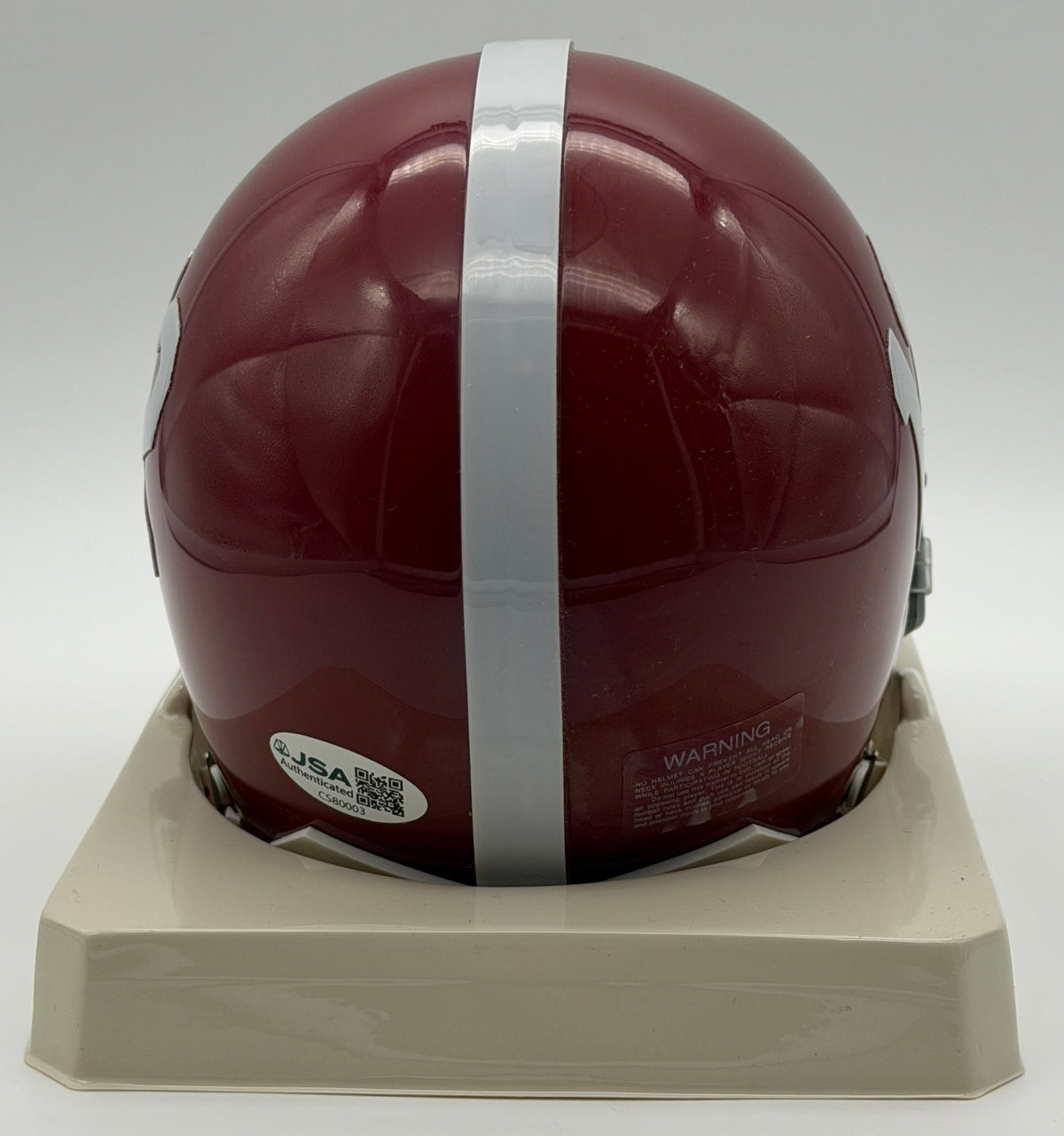 Mark Ingram Signed/Autographed Mini Helmet Alabama Crimson Tide JSA 214906