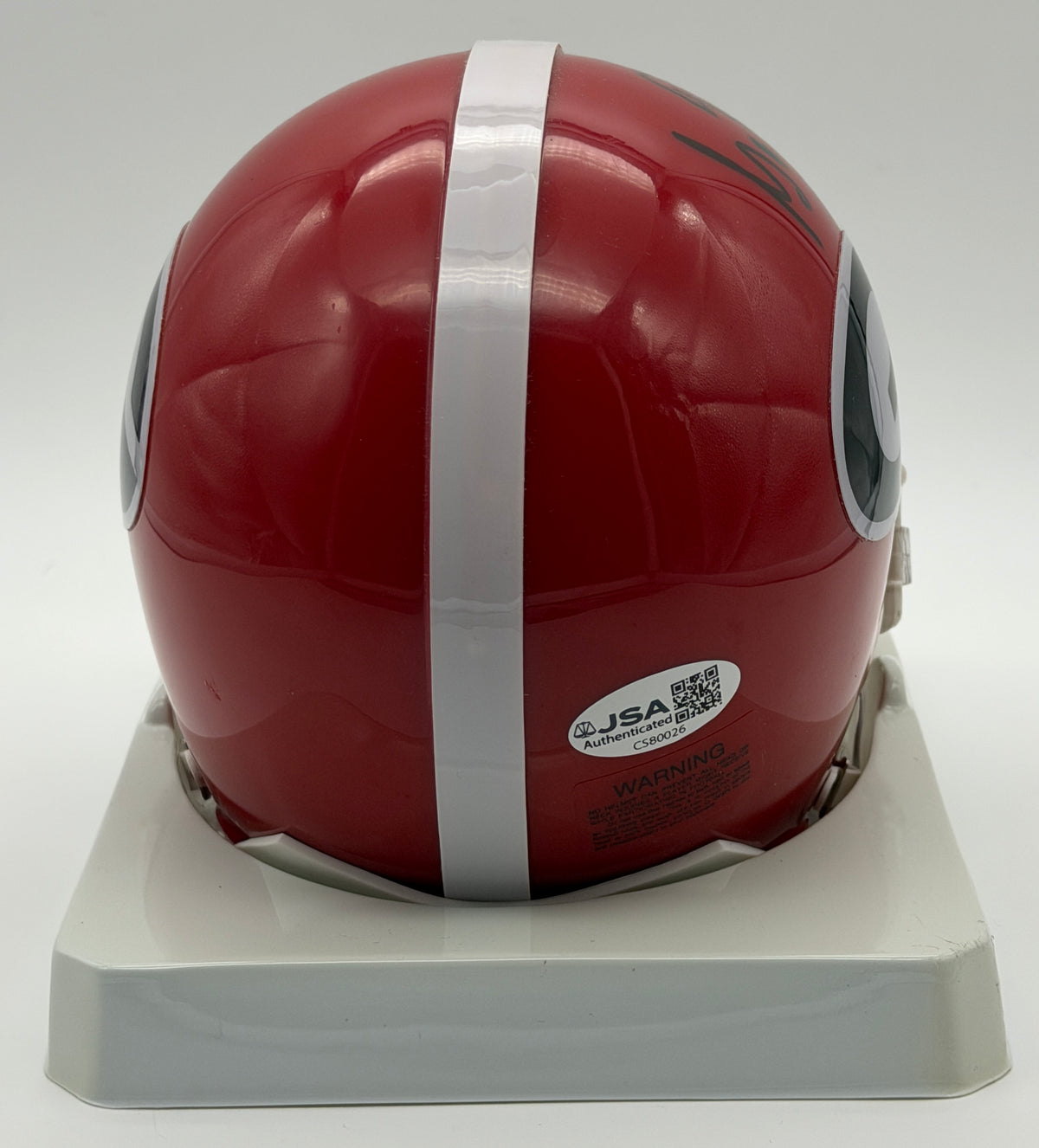 Vince Dooley Signed/Autographed Mini Helmet Georgia Bulldogs JSA 214910