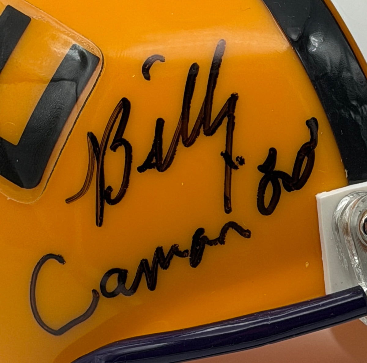 Billy Cannon Signed/Autographed Mini Helmet LSU Tigers JSA 214914