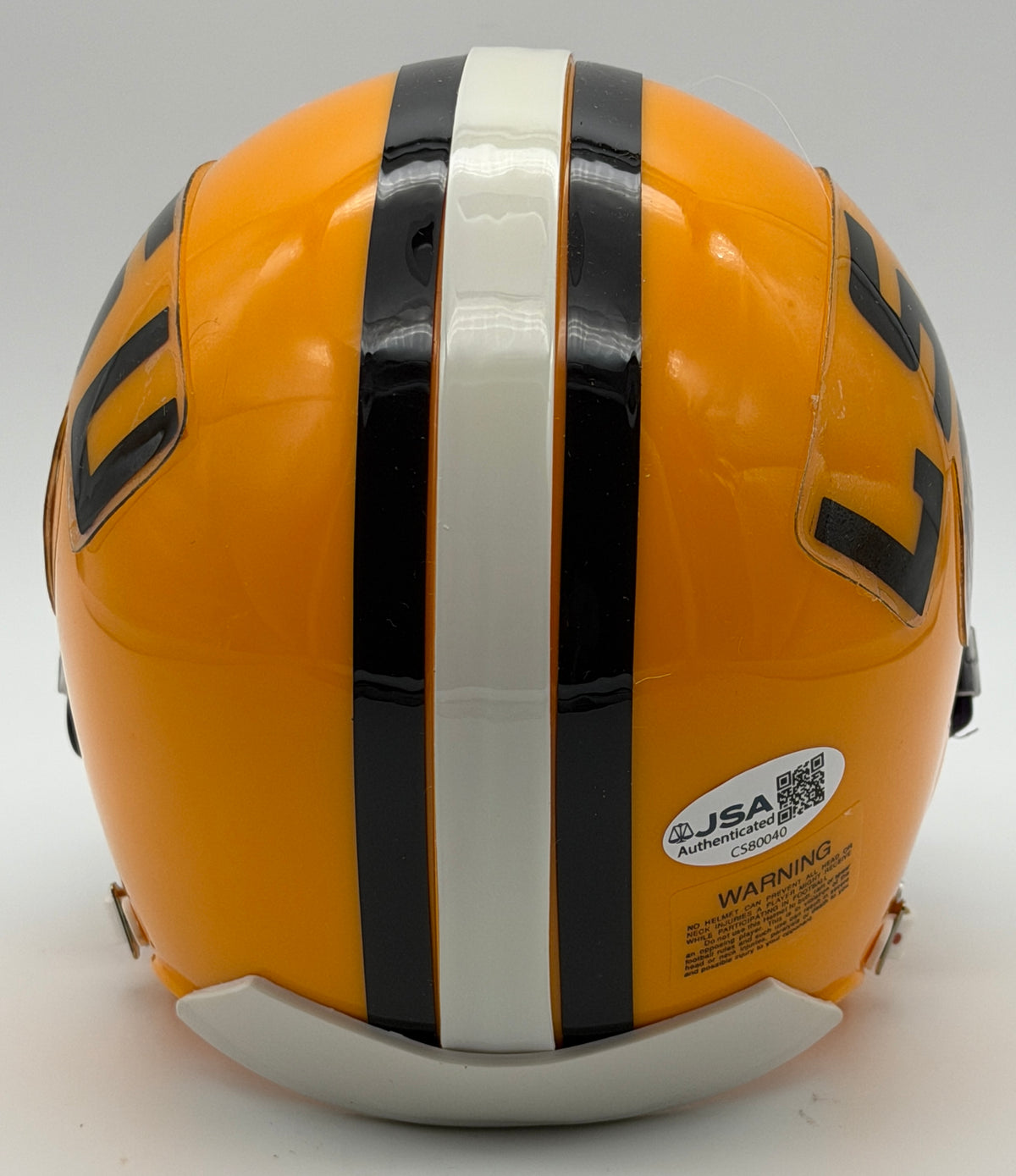 Billy Cannon Signed/Autographed Mini Helmet LSU Tigers JSA 214914