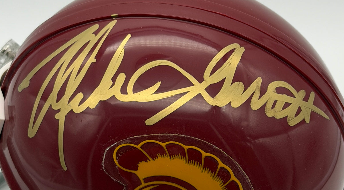 Mike Garrett Signed/Autographed Mini Helmet USC Trojans JSA 214916