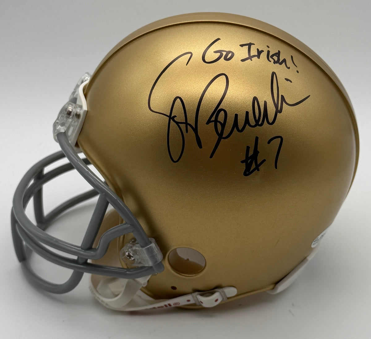 Steve Beuerlein Signed/Autographed Mini Helmet Notre Dame JSA 214918