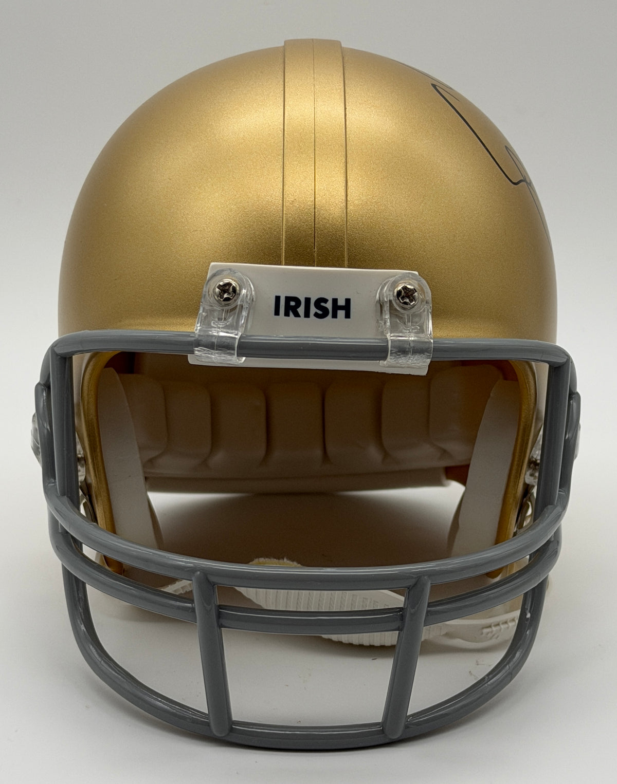 Steve Beuerlein Signed/Autographed Mini Helmet Notre Dame JSA 214918