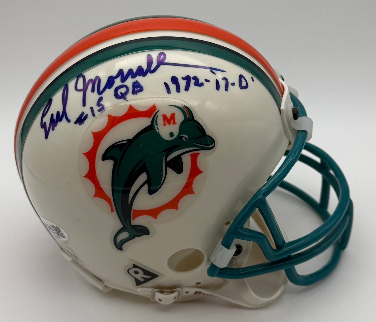 Earl Morrall Signed/Autographed Mini Helmet Miami Dolphins JSA 214920