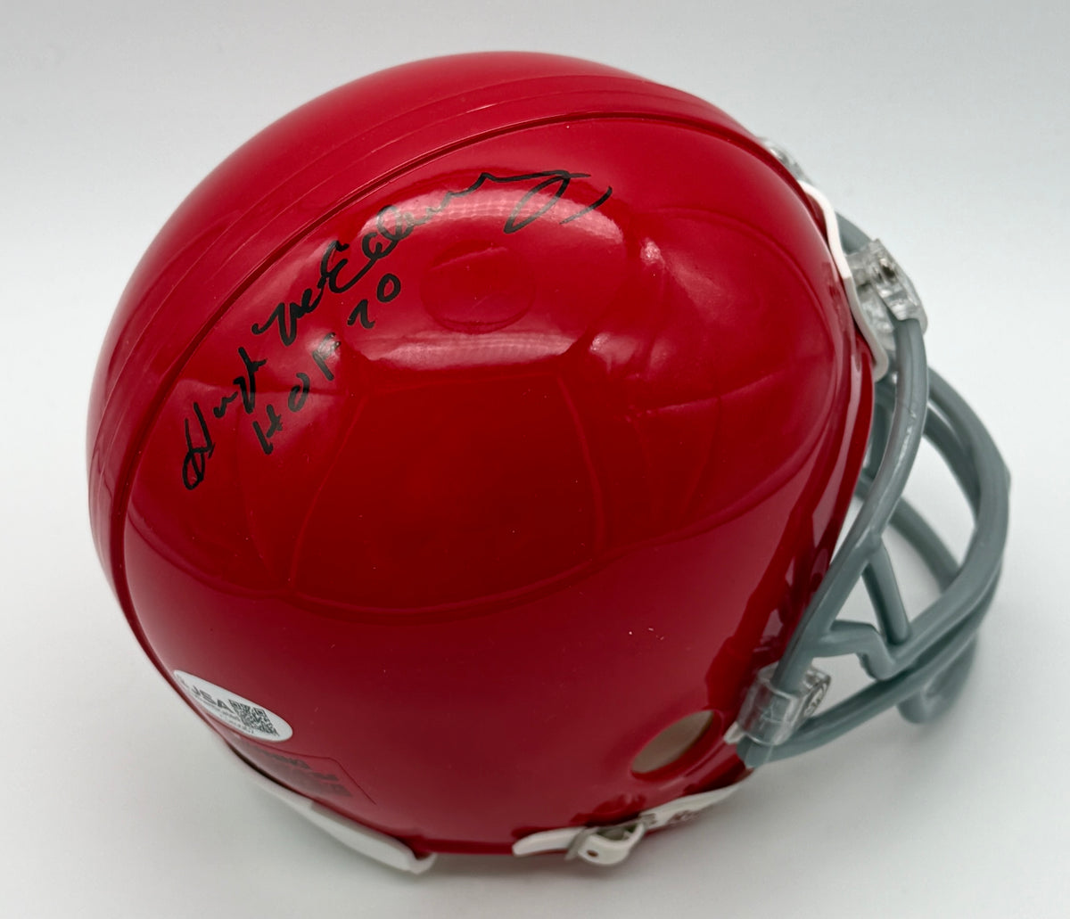 Hugh McElhenny HOF Signed/Autographed Mini Helmet 49ers JSA 214921