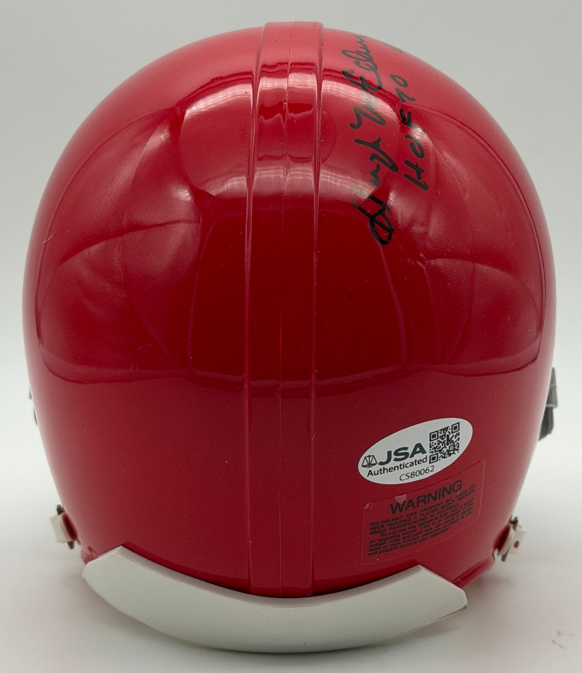 Hugh McElhenny HOF Signed/Autographed Mini Helmet 49ers JSA 214921