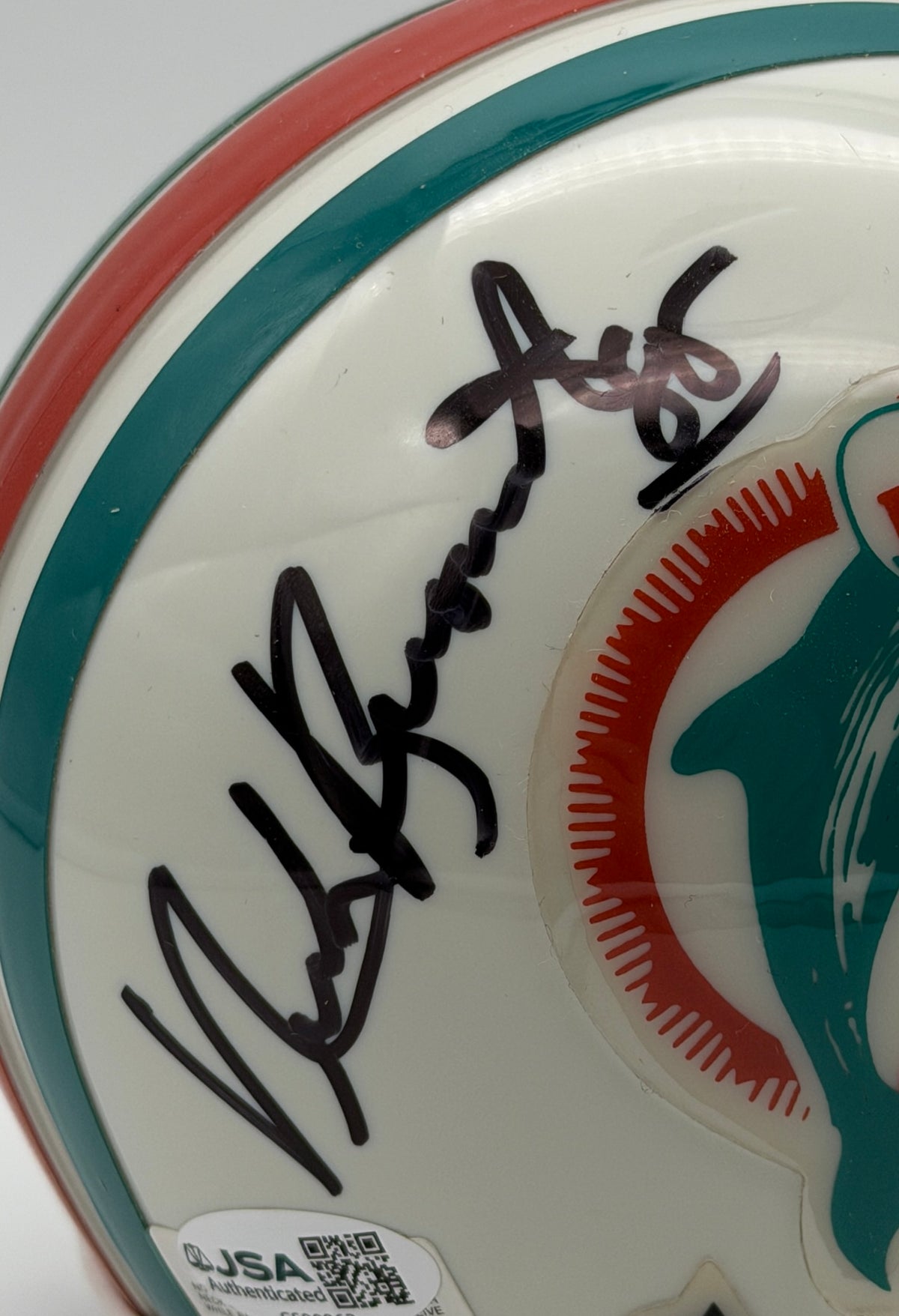 Nick Buoniconti Signed/Autographed Mini Helmet Miami Dolphins JSA 214922