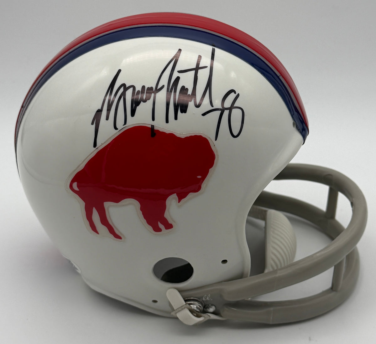 Bruce Smith HOF Signed/Autographed Mini Helmet Buffalo Bills JSA 214924