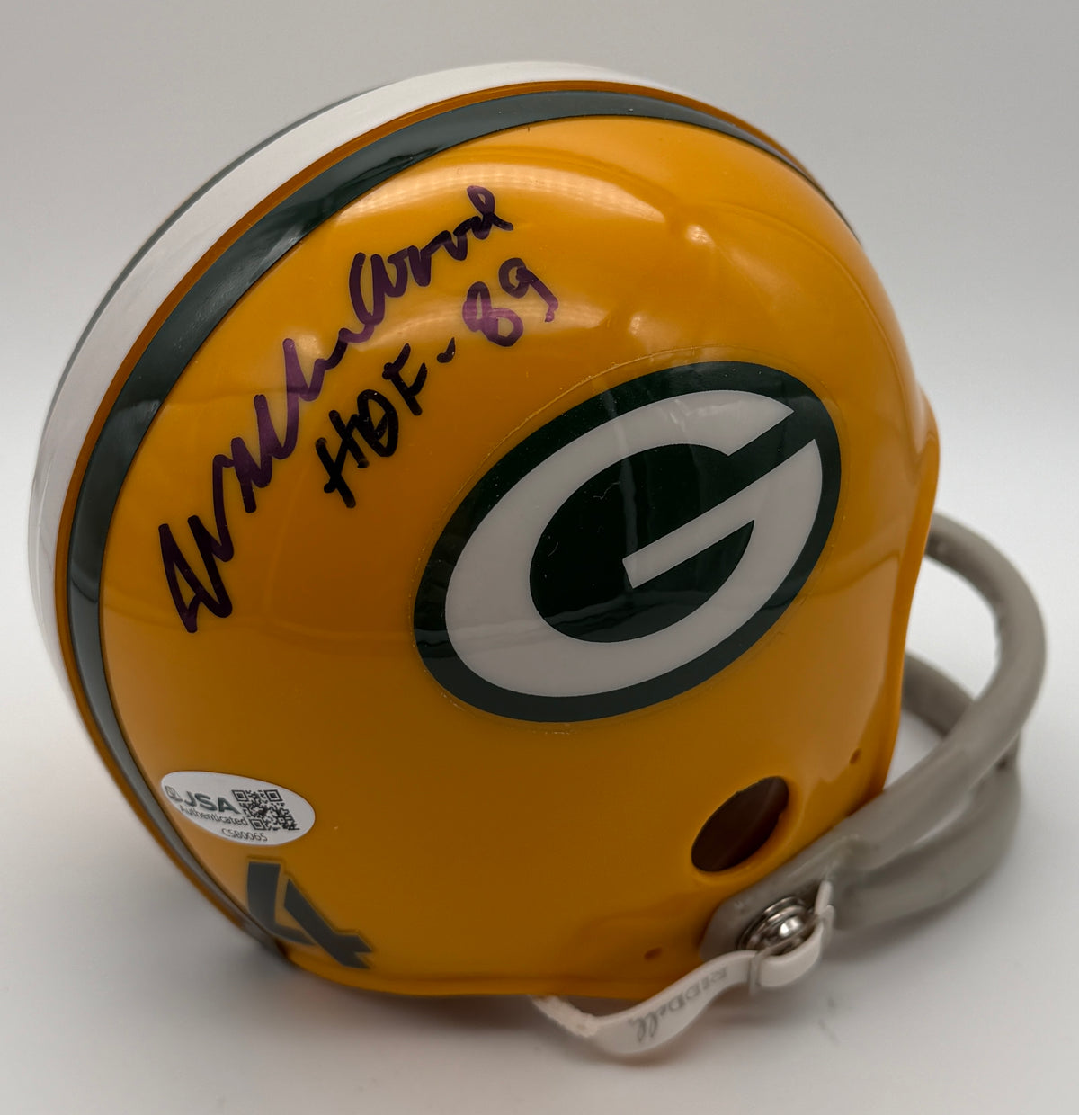 Willie Wood HOF Signed/Autographed Mini Helmet Green Bay Packers JSA 214925