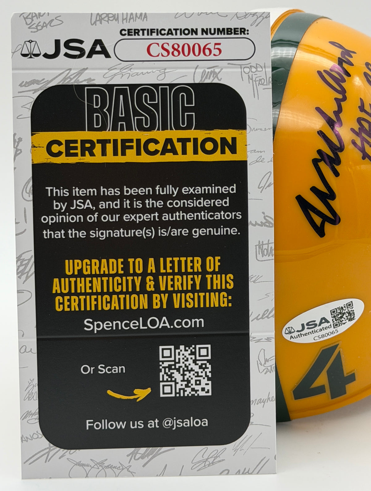 Willie Wood HOF Signed/Autographed Mini Helmet Green Bay Packers JSA 214925