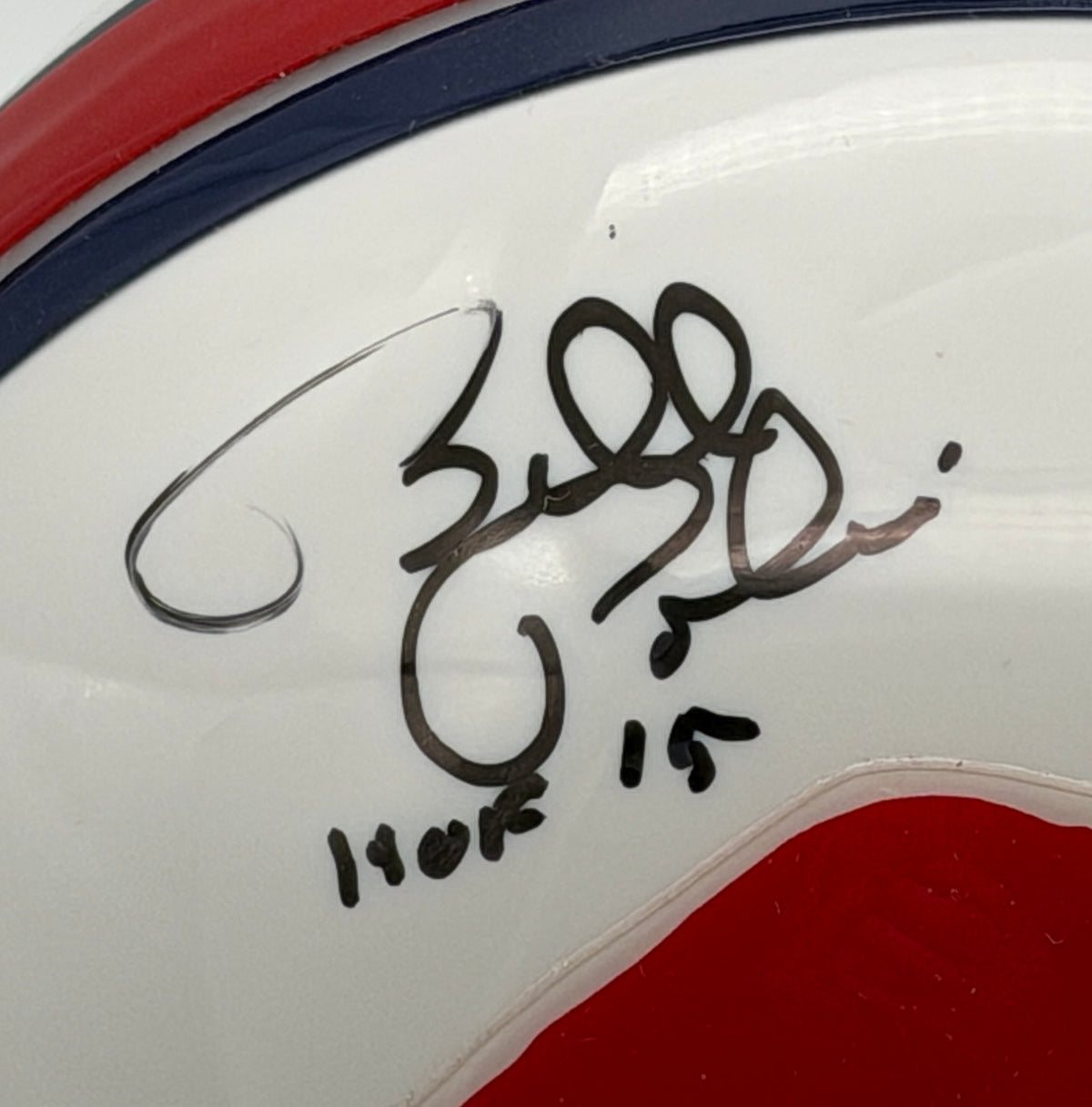 Bill Polian HOF Signed/Autographed Mini Helmet Buffalo Bills JSA 214926