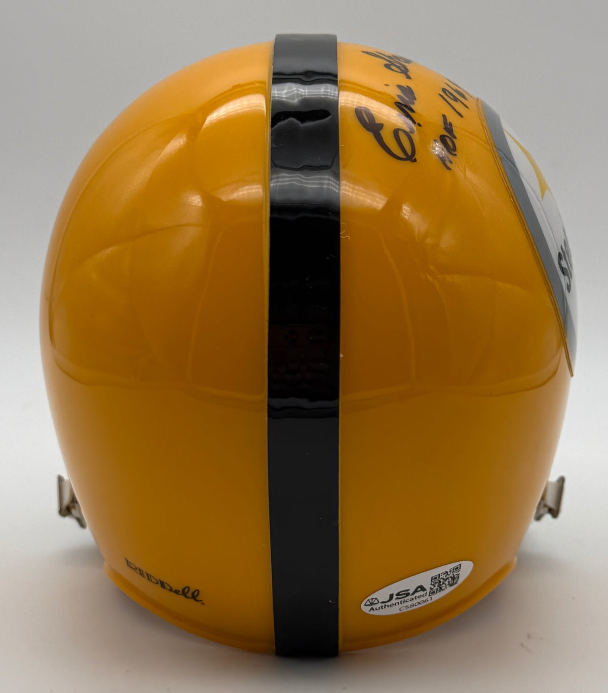 Ernie Stautner HOF Signed/Autographed Mini Helmet Pittsburgh Steelers JSA 214927