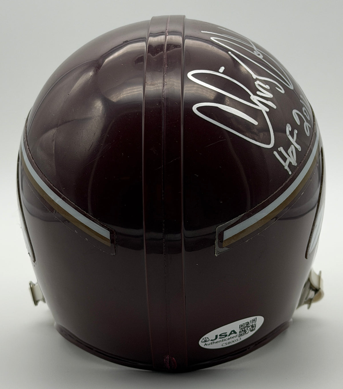 Chris Hanburger HOF Signed/Autographed Mini Helmet Redskins JSA 214928