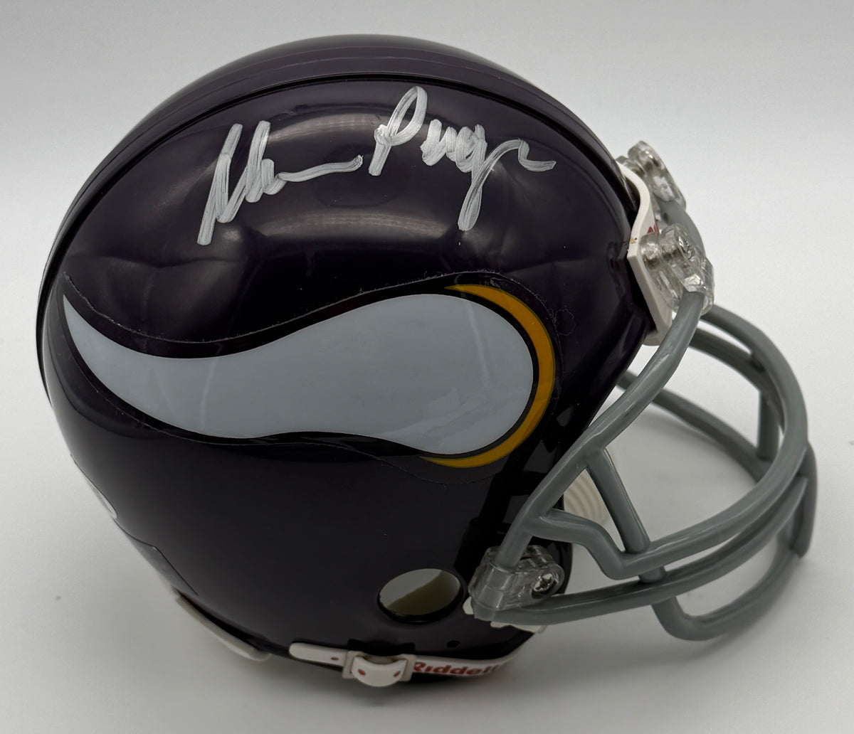 Alan Page HOF Signed/Autographed Mini Helmet Minnesota Vikings JSA 214937