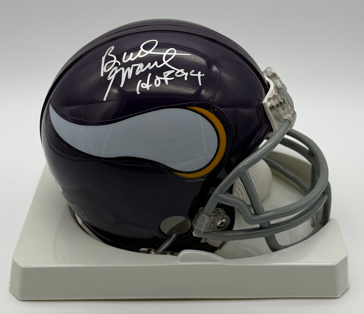 Bud Grant HOF Signed/Autographed Mini Helmet Minnesota Vikings JSA 214938