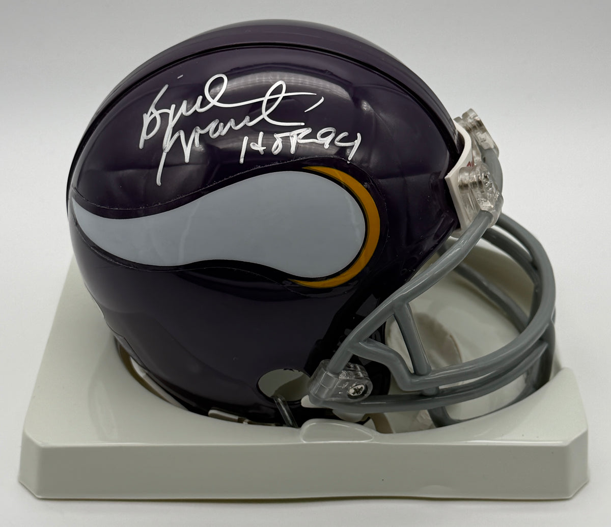 Bud Grant HOF Signed/Autographed Mini Helmet Minnesota Vikings JSA 214939