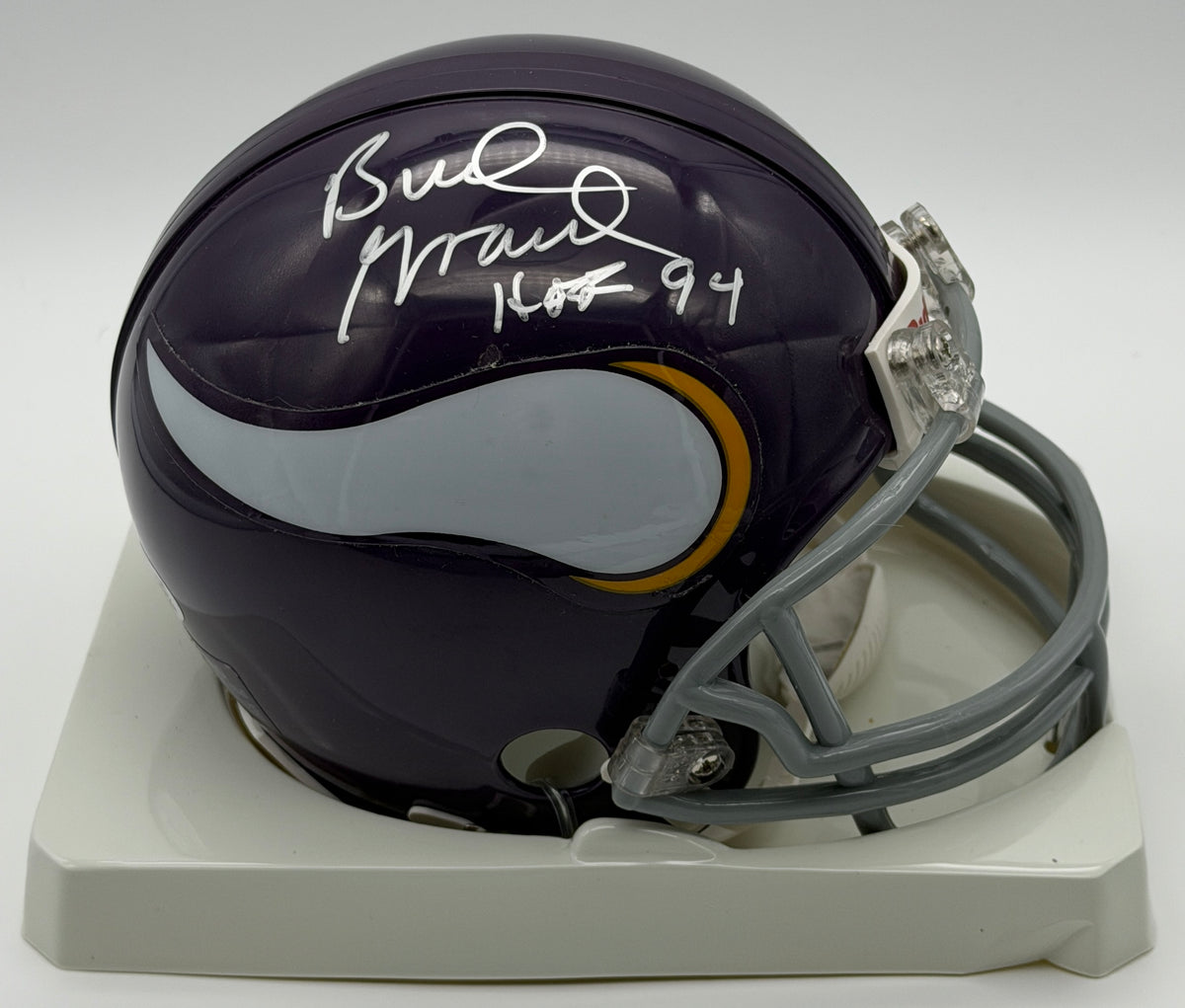 Bud Grant HOF Signed/Autographed Mini Helmet Minnesota Vikings JSA 214940