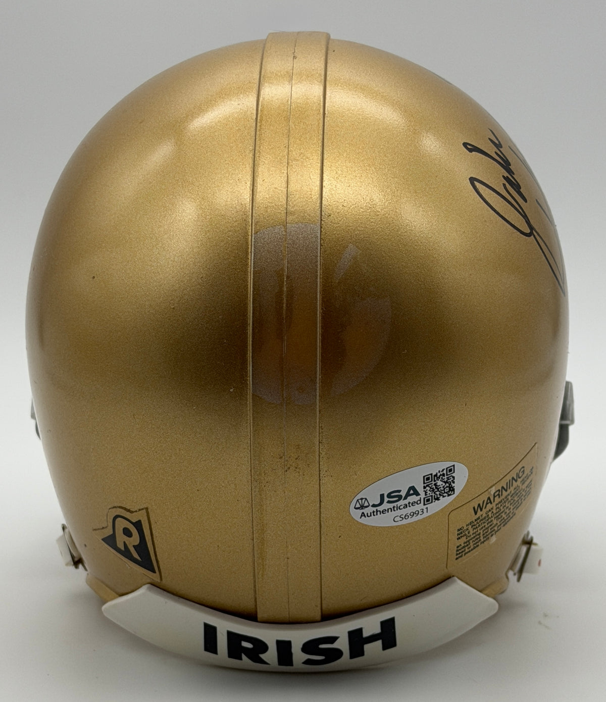 John Huarte Signed/Autographed Mini Helmet Notre Dame Heisman JSA 214941
